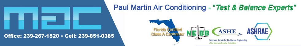 Fort Myers Test and Balance Air Conditioning